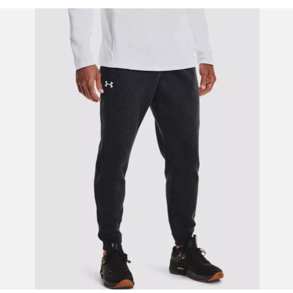 Under armour Men's UA Hustle Fleece Joggers Black Size M